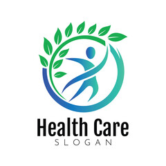 healthcare, healthy logo