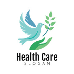 healthcare, healthy logo