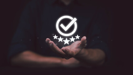  Professional quality, business assurance, and technological concept with standardized processes that serve customers, including information documents
