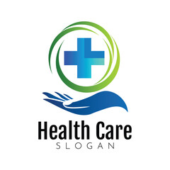 Fototapeta premium healthcare, healthy logo