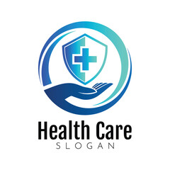 Fototapeta premium healthcare, healthy logo