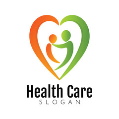 healthcare, healthy logo