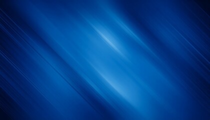 Fototapeta premium Abstract diagonal lines create a deep blue gradient background.
