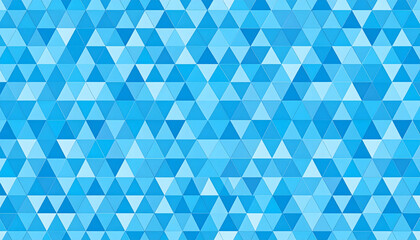 Abstract Blue Triangle Geometric Pattern Background