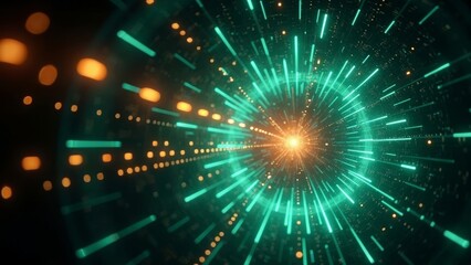 Naklejka premium Technology Brain Art Picture