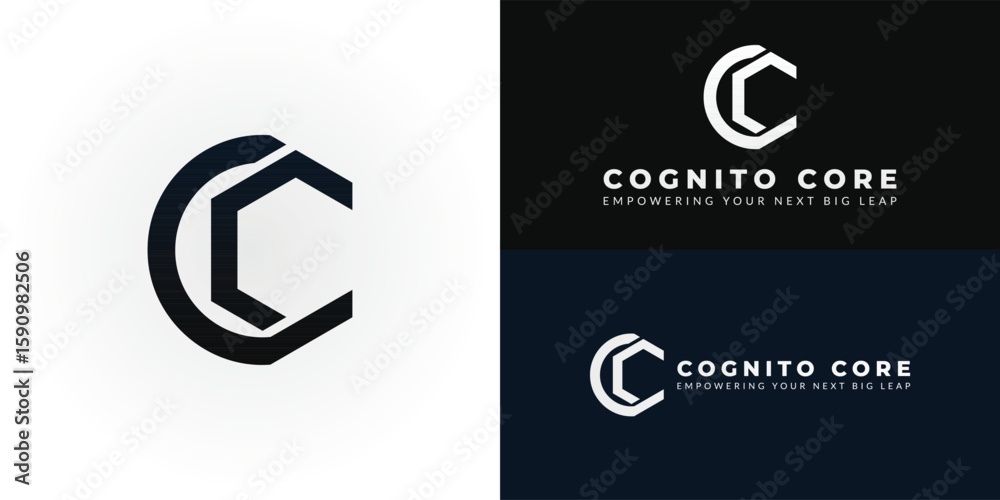 Fototapete the modern cc logo features a sleek gradient design that embodies the concepts of interconnected gro