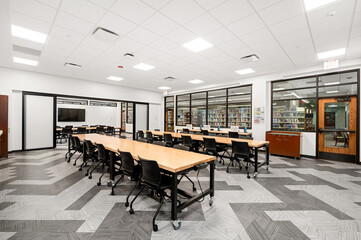 Modern Arts and Crafts Area in Library