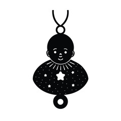 Baby Style Cross Pendant for Children