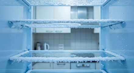 Open Door View of Frozen Shelves