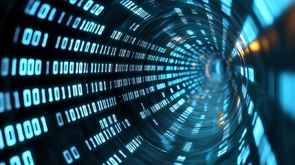 Binary code tunnel (3)