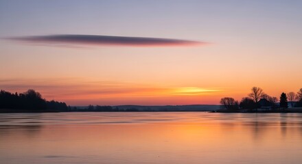 Serene Sunset Seascape: Starfish on Smooth Dark Stones, Coastal Tranquility