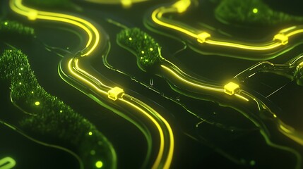 Abstract circuit board design (55)