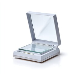 High-Quality Flatbed Scanner With Glass Surface For Document And Image Scanning In A Clean Modern Design