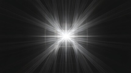 Fototapeta premium Abstract radiant light burst