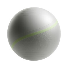 PVC gym ball with anti-burst technology for beginner fitness routines