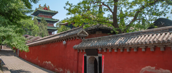 Shaolin Monastery of Fighting Monks. China