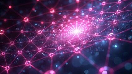 Obraz premium Purple Nebula Art Picture