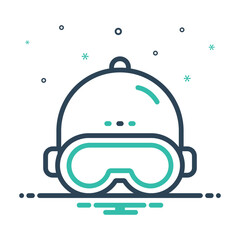 Fototapeta premium Mix icon for protection
