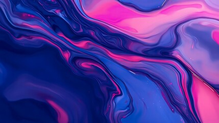 Obraz premium Abstract fluid art in vibrant hues