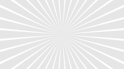 Gray and white sunbeams pattern. Sun rays vector background. Sun beams background minimal design. vector illustration