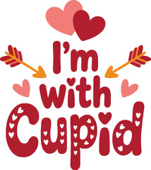 Valentine T-Shirt Design – Romantic and Cute Typography Graphic for Love, Couples, and February 14th