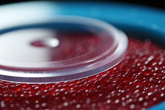 Intimate shot of dosator tip and plate used for immunosorbent assays