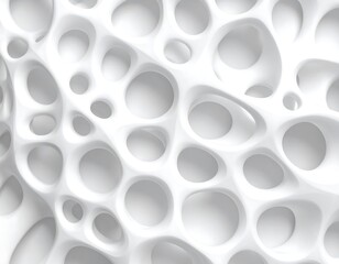 Abstract white cellular structure