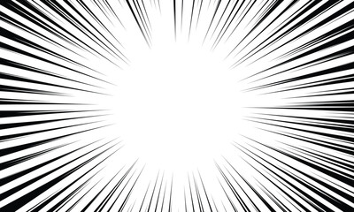 Attack lines effect anime element background