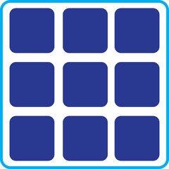 Grid icon vector illustration
