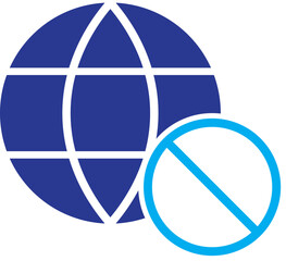 Offline icon vector illustration