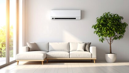 Modern living room with air conditioning (1)