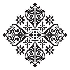 vector floral ornament