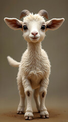 Rove goat kid, standing