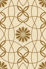 Geometric floral pattern seamless design geometric pattern