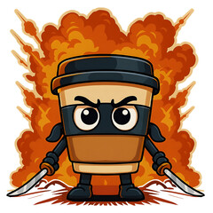 Cappuccino Assassino Italian Brainrot Meme Character