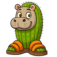 Il Cacto Hipopotamo Italian Brainrot Meme Character