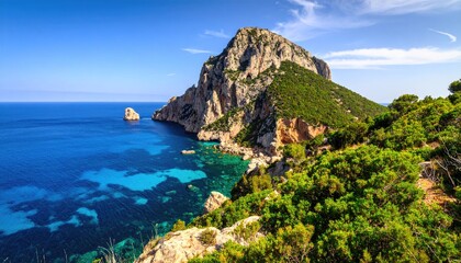 Coastal scenery with a dramatic cliff