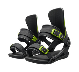 Low-profile snowboard bindings with EVA footbeds for park and pipe sessions