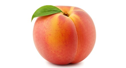 Juicy Peach: A Vibrant Still Life Study