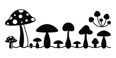 vector illustration of mushroom design