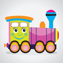 Train Cartoon Character