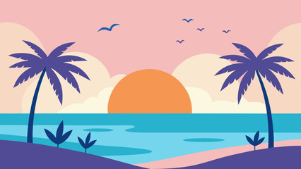 Fototapeta premium tropical beach background
