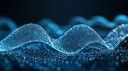 Abstract digital wave pattern (63)