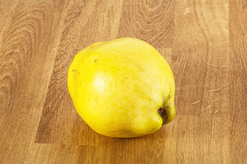 Ripe sweet organic quince fruit