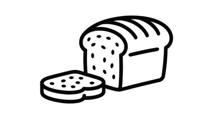 Loaf of Bread and Slice