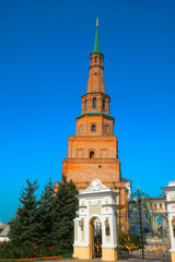 Kazan's Iconic Architecture & Symbols Spasskaya, S&ouml;yembik&auml;, Qolş&auml;rifdomes, interior, exterior, vibrant, colorful