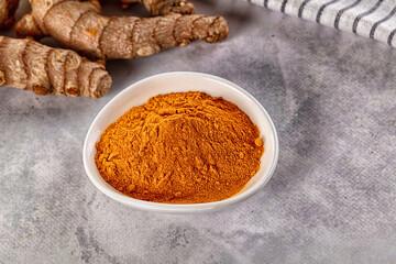 Indian tumeric cumin dry powder