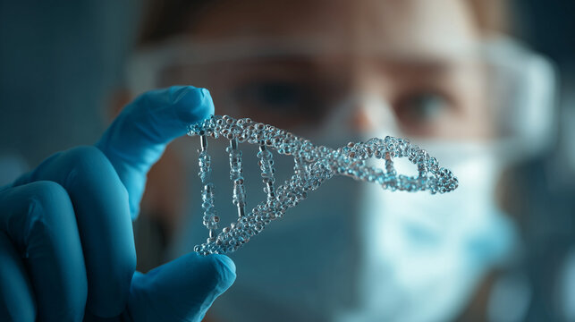 Scientist produces a replacement DNA.