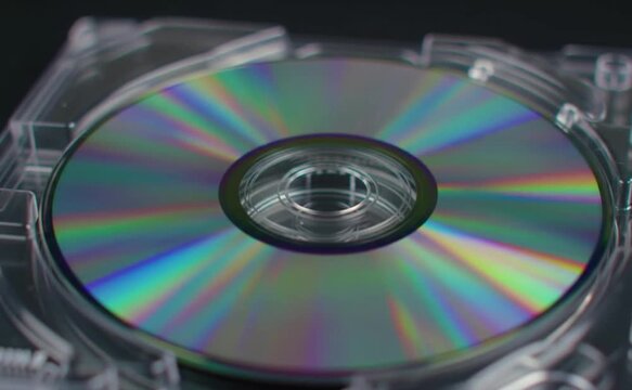 close up of a cd