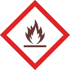 Piktogram GHS02 gazy łatwopalne vector 